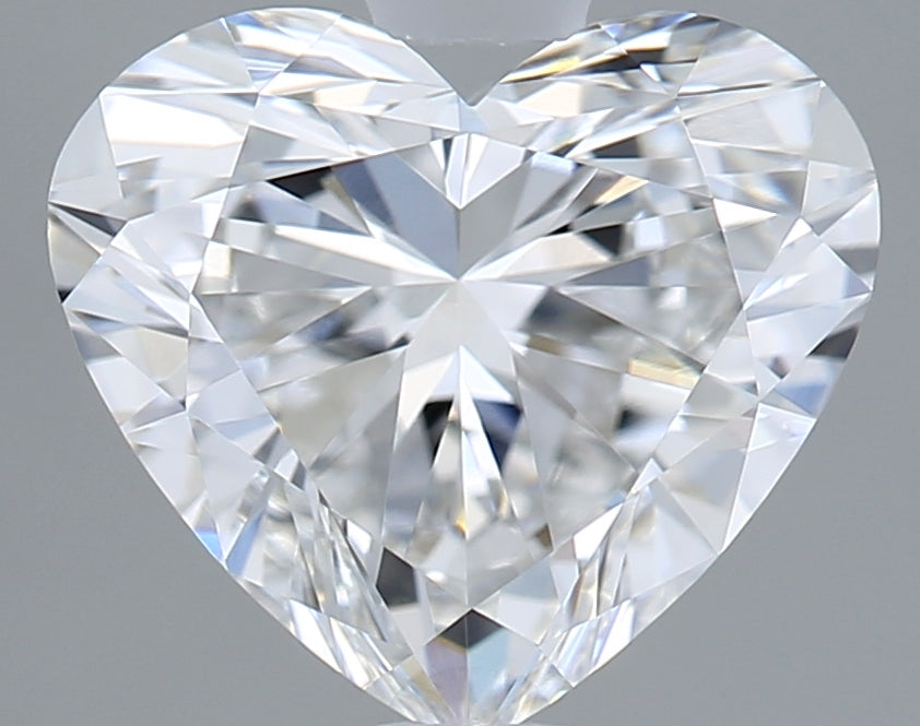 1.57 Carat Heart Shaped, Very Good Cut, E Color, VVS1 Clarity, IGI Certified Lab Grown Diamond