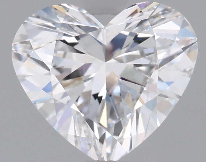 1.50 Carat Heart Shaped, Ideal Cut, D Color, VS1 Clarity, IGI Certified Lab Grown Diamond