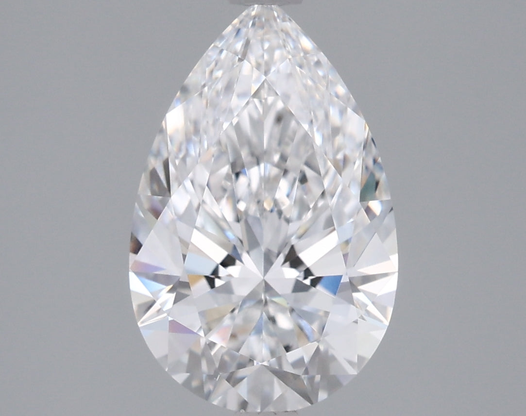 2.05 Carat Pear Shaped, Ideal Cut, D Color, VVS2 Clarity, IGI Certified Lab Grown Diamond