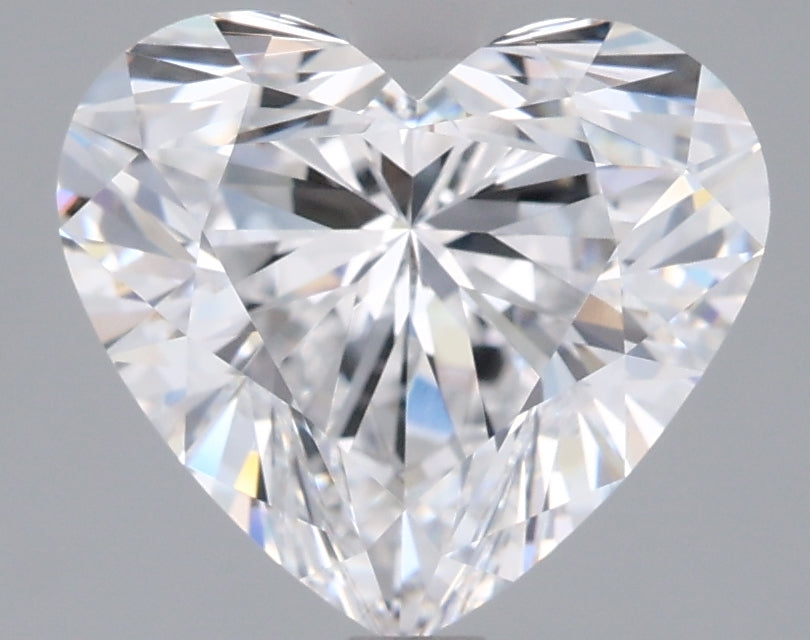 2.56 Carat Heart Shaped, Ideal Cut, D Color, VVS2 Clarity, IGI Certified Lab Grown Diamond