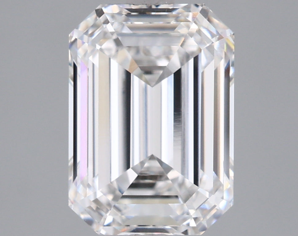 3.12 Carat Emerald Shaped, Ideal Cut, E Color, VVS2 Clarity, IGI Certified Lab Grown Diamond