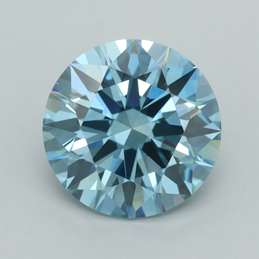2.00 Carat Round Shaped, Excellent Cut, VS1 Clarity, IGI Certified Lab Grown Diamond