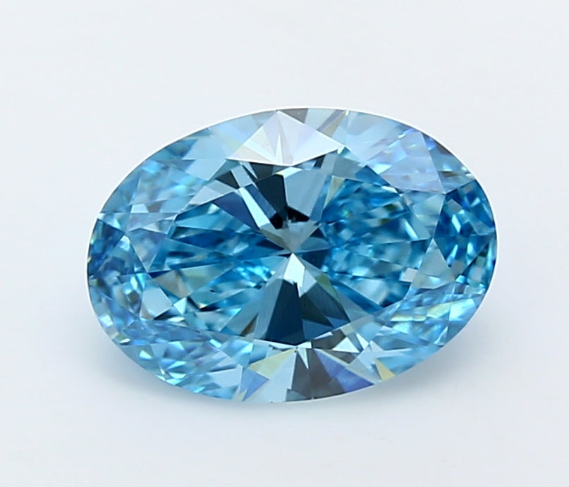 2.50 Carat Oval Shaped, Ideal Cut, VVS2 Clarity, IGI Certified Lab Grown Diamond