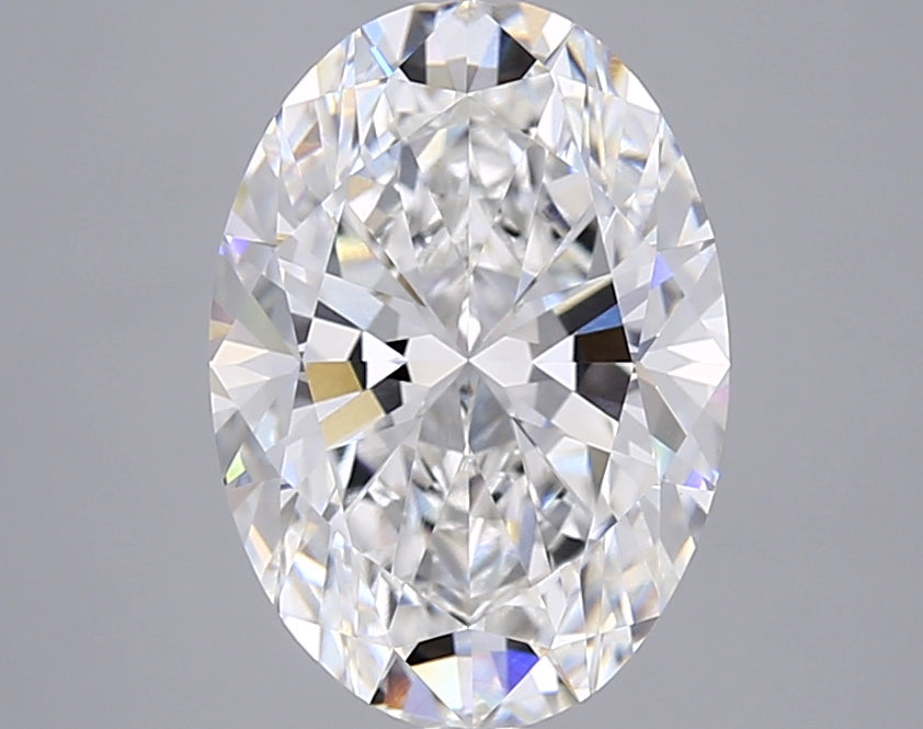 3.02 Carat Oval Shaped, Excellent Cut, E Color, IF Clarity, IGI Certified Lab Grown Diamond