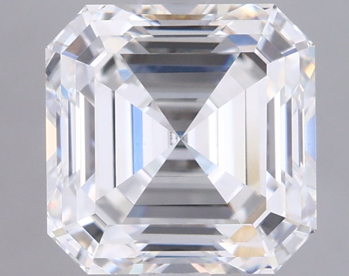 2.08 Carat Asscher Shaped, Ideal Cut, F Color, VVS1 Clarity, IGI Certified Lab Grown Diamond