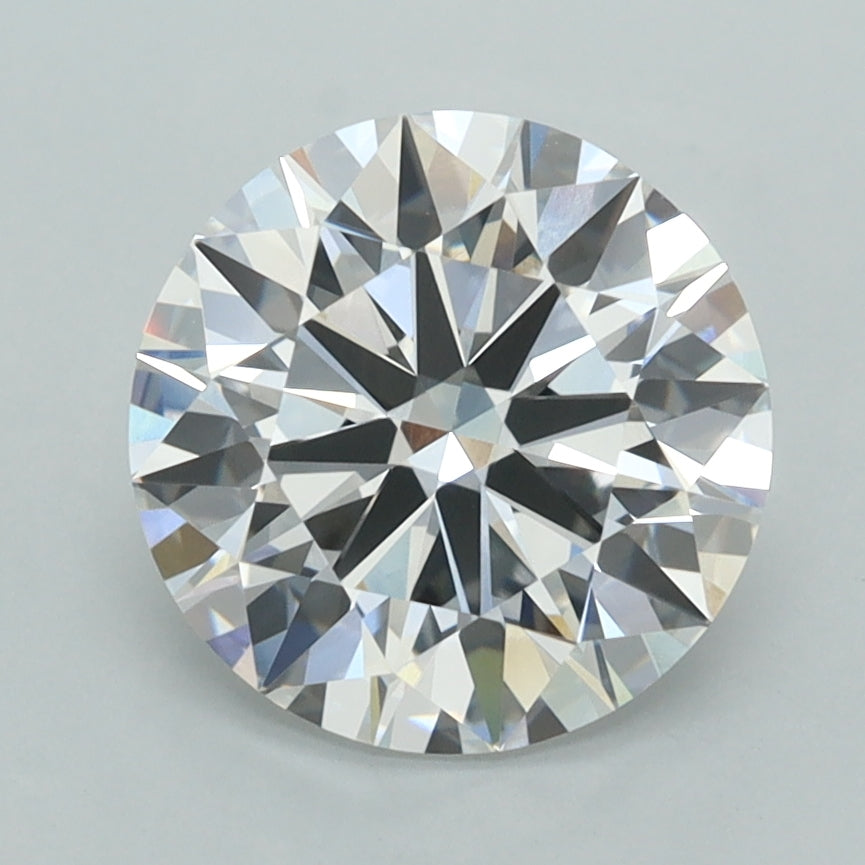 2.57 Carat Round Shaped, Ideal Cut, E Color, VVS1 Clarity, IGI Certified Lab Grown Diamond
