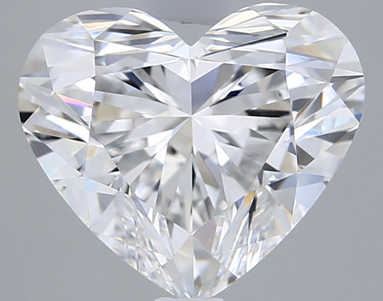 2.51 Carat Heart Shaped, Ideal Cut, E Color, VVS1 Clarity, IGI Certified Lab Grown Diamond
