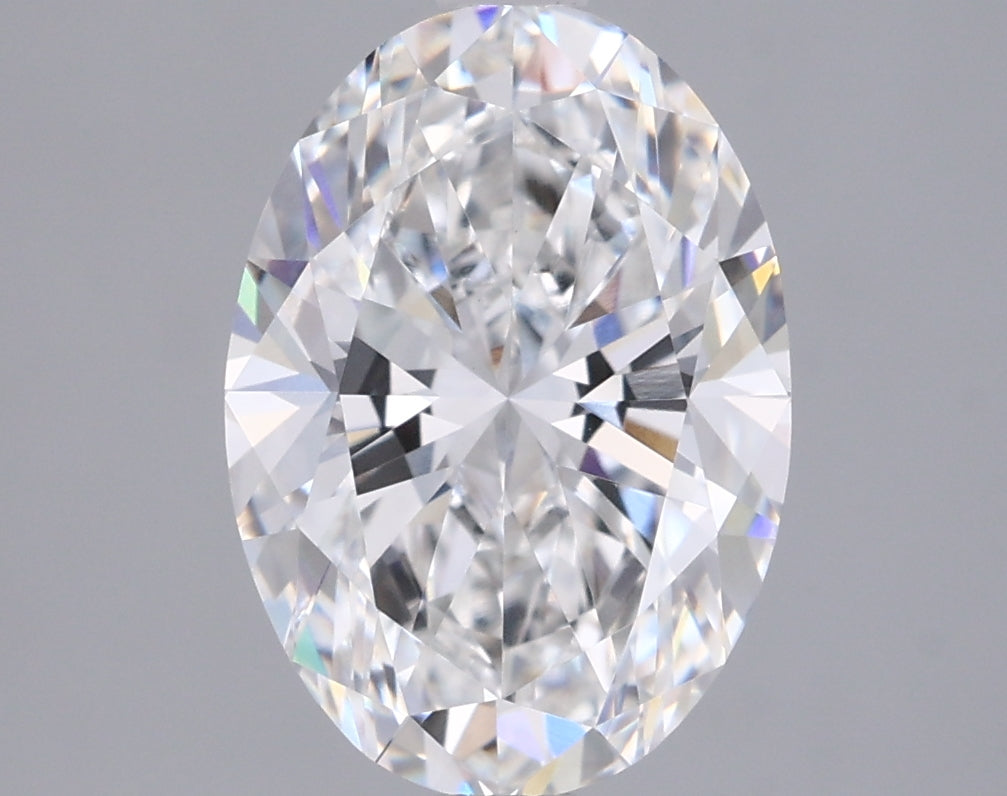 2.17 Carat Oval Shaped, Ideal Cut, E Color, VVS1 Clarity, IGI Certified Lab Grown Diamond