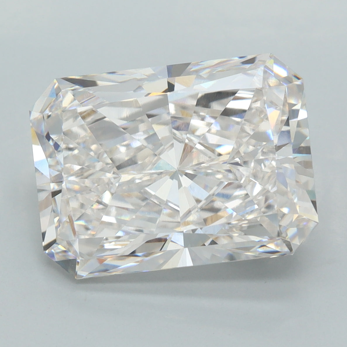 7.01 Carat Radiant Shaped, Excellent Cut, G Color, VVS1 Clarity, IGI Certified Lab Grown Diamond