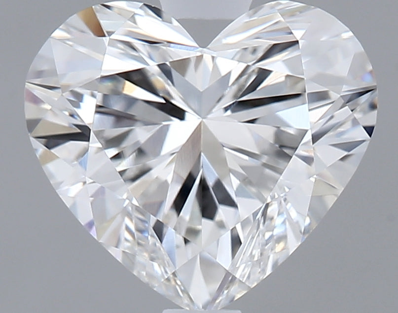 1.51 Carat Heart Shaped, Ideal Cut, E Color, VVS1 Clarity, IGI Certified Lab Grown Diamond