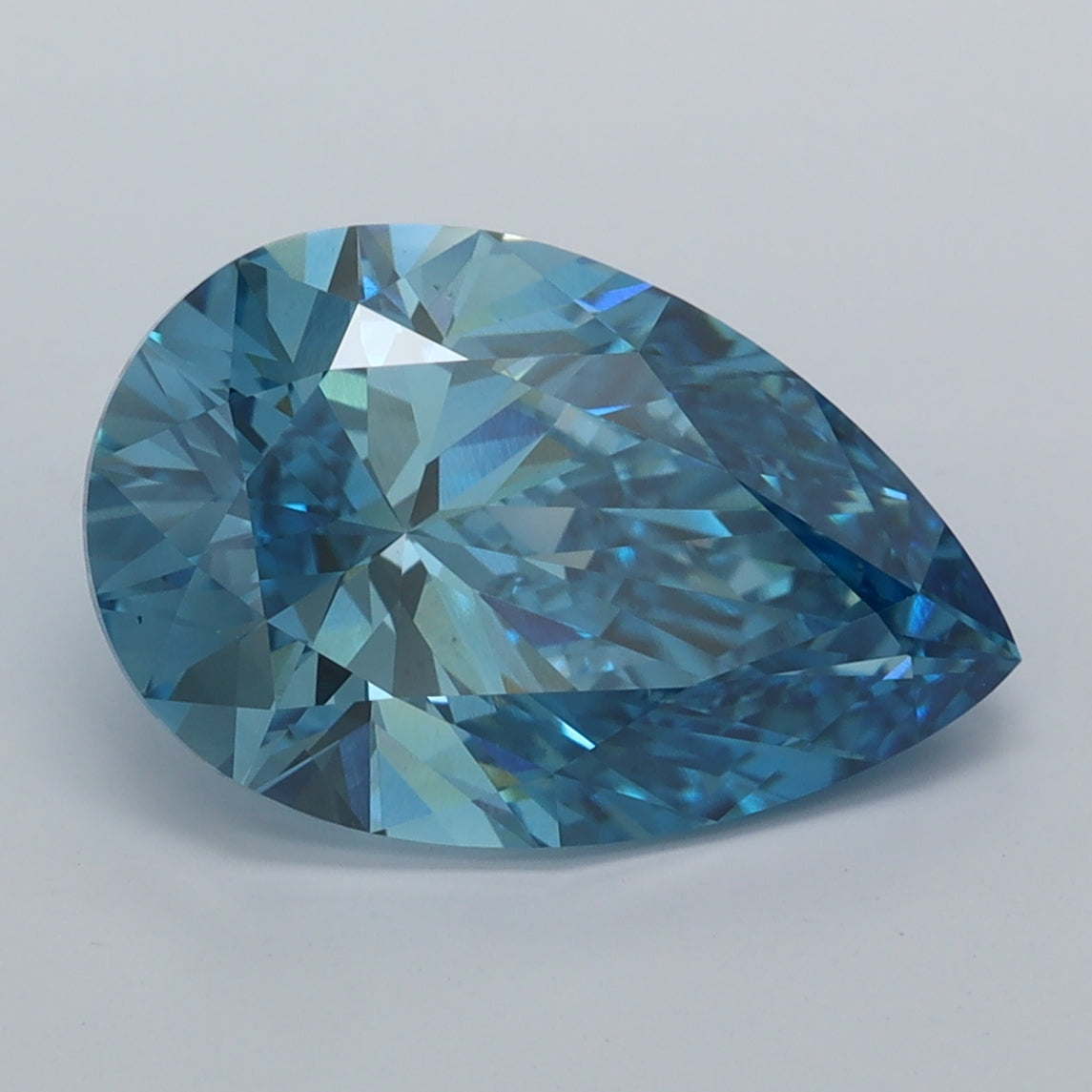 3.95 Carat Pear Shaped, Excellent Cut, VS1 Clarity, IGI Certified Lab Grown Diamond