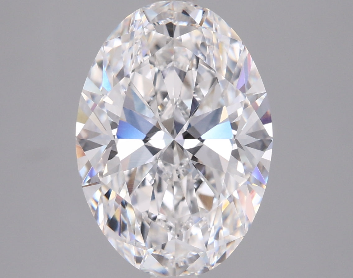3.08 Carat Oval Shaped, Ideal Cut, D Color, VVS1 Clarity, IGI Certified Lab Grown Diamond