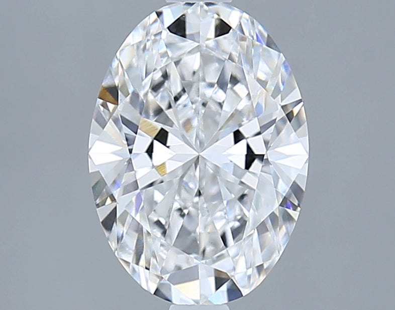 2.04 Carat Oval Shaped, Ideal Cut, D Color, VVS2 Clarity, IGI Certified Lab Grown Diamond