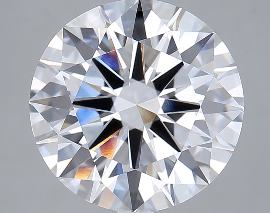 5.01 Carat Round Shaped, Excellent Cut, E Color, VVS2 Clarity, IGI Certified Lab Grown Diamond