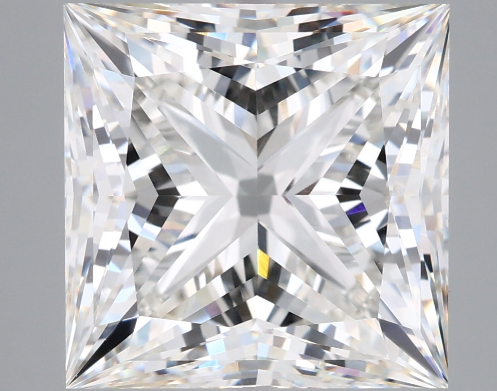 10.04 Carat Princess Shaped, Ideal Cut, G Color, VVS2 Clarity, IGI Certified Lab Grown Diamond