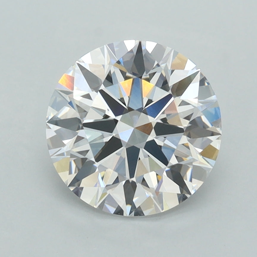 2.00 Carat Round Shaped, E Color, VVS1 Clarity, GCAL Certified Lab Grown Diamond