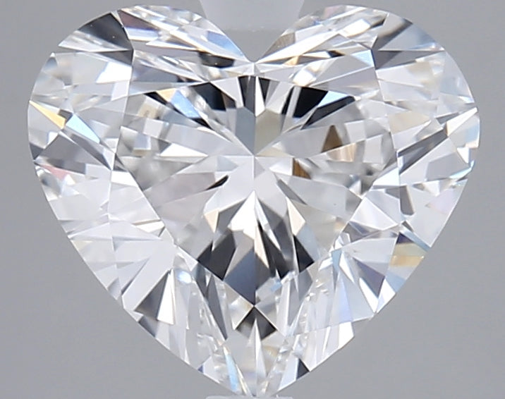 2.48 Carat Heart Shaped, Excellent Cut, E Color, VS1 Clarity, IGI Certified Lab Grown Diamond