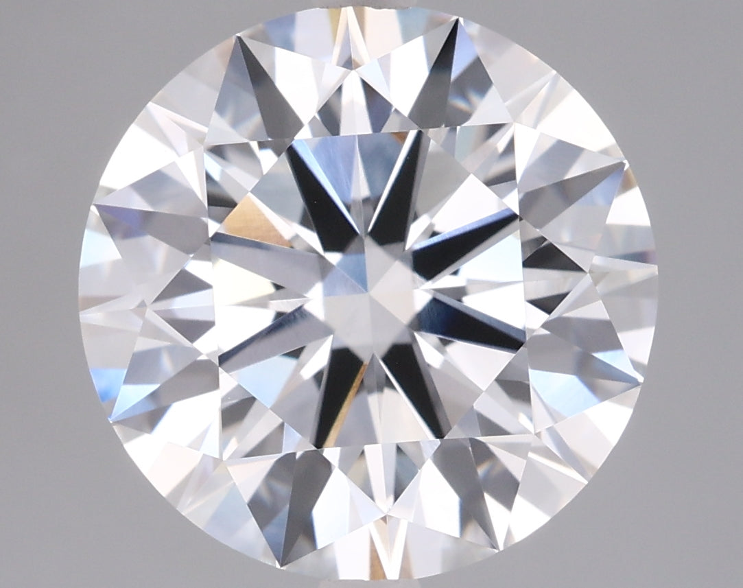 5.00 Carat Round Shaped, Excellent Cut, E Color, VVS2 Clarity, IGI Certified Lab Grown Diamond