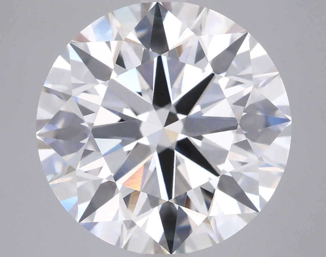 5.06 Carat Round Shaped, Ideal Cut, F Color, VVS2 Clarity, IGI Certified Lab Grown Diamond