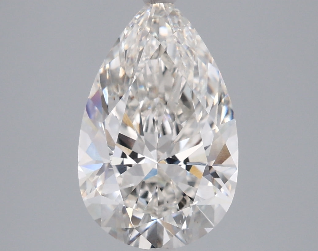 3.00 Carat Pear Shaped, Excellent Cut, G Color, VVS1 Clarity, IGI Certified Lab Grown Diamond
