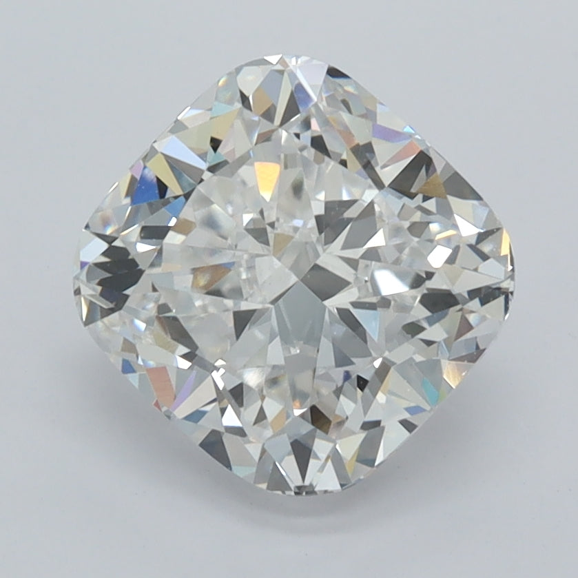 2.54 Carat Cushion Shaped, Excellent Cut, D Color, VVS1 Clarity, IGI Certified Lab Grown Diamond
