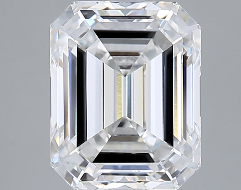 4.38 Carat Emerald Shaped, Ideal Cut, E Color, VVS1 Clarity, IGI Certified Lab Grown Diamond