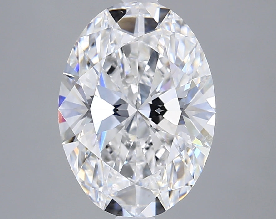 3.06 Carat Oval Shaped, Ideal Cut, E Color, VVS1 Clarity, IGI Certified Lab Grown Diamond