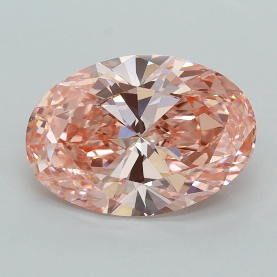 2.00 Carat Oval Shaped, Ideal Cut, VVS2 Clarity, IGI Certified Lab Grown Diamond