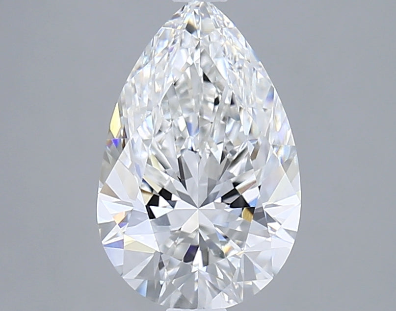2.05 Carat Pear Shaped, Excellent Cut, E Color, VVS1 Clarity, IGI Certified Lab Grown Diamond