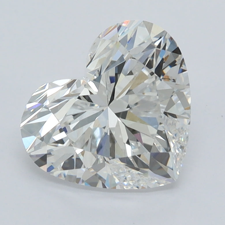 2.01 Carat Heart Shaped, Ideal Cut, D Color, VVS1 Clarity, IGI Certified Lab Grown Diamond