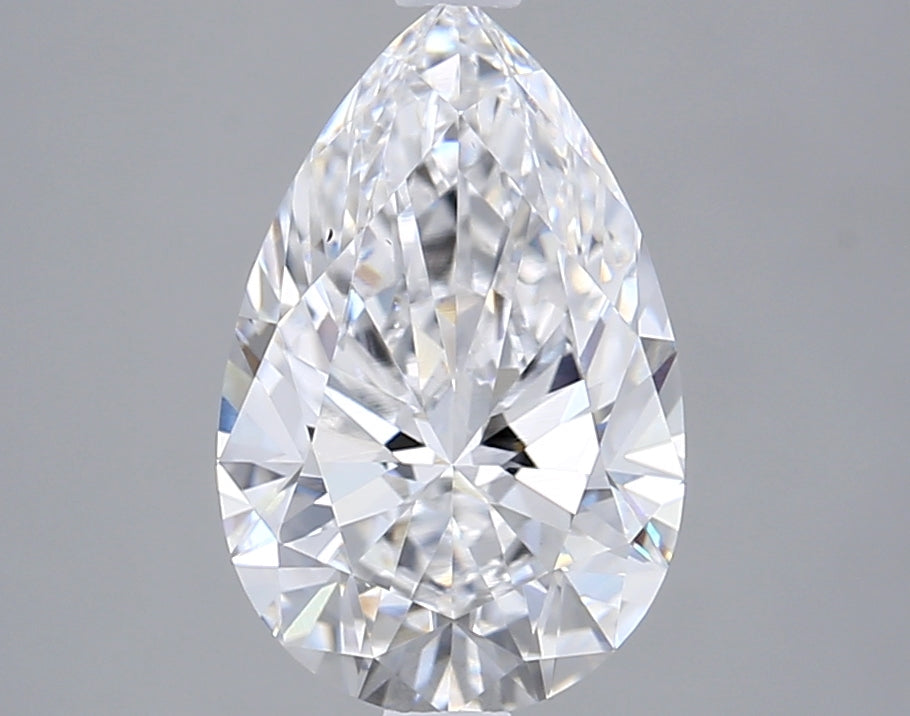 1.99 Carat Pear Shaped, Ideal Cut, D Color, VS1 Clarity, IGI Certified Lab Grown Diamond