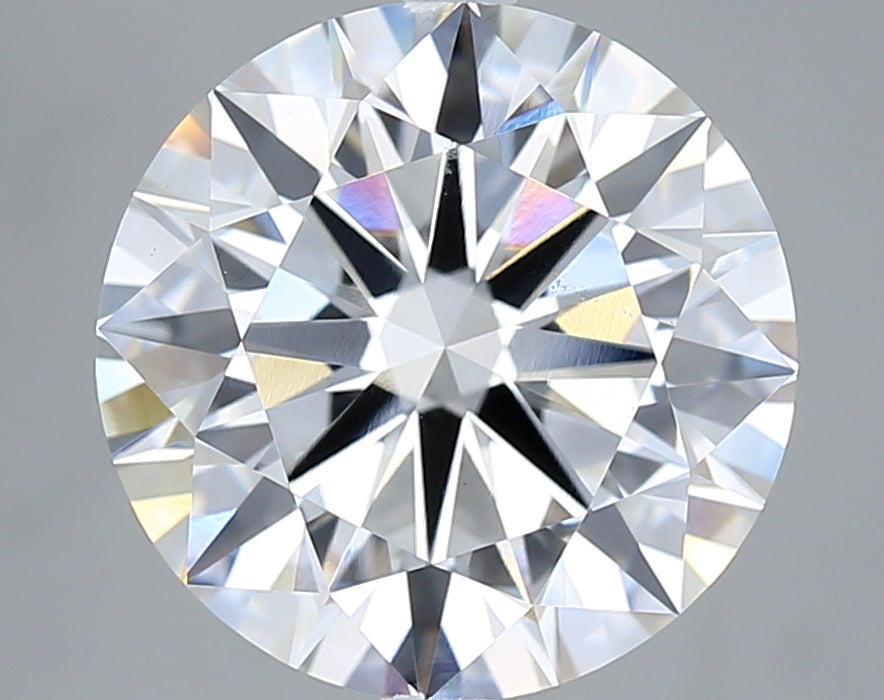 6.00 Carat Round Shaped, Excellent Cut, F Color, VS1 Clarity, IGI Certified Lab Grown Diamond
