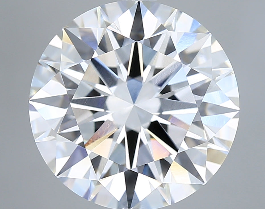 7.02 Carat Round Shaped, Excellent Cut, F Color, VVS2 Clarity, IGI Certified Lab Grown Diamond