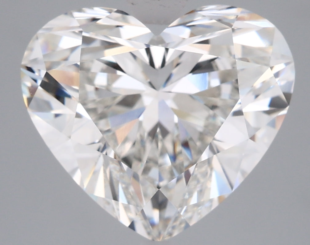 5.08 Carat Heart Shaped, Ideal Cut, G Color, VVS2 Clarity, IGI Certified Lab Grown Diamond