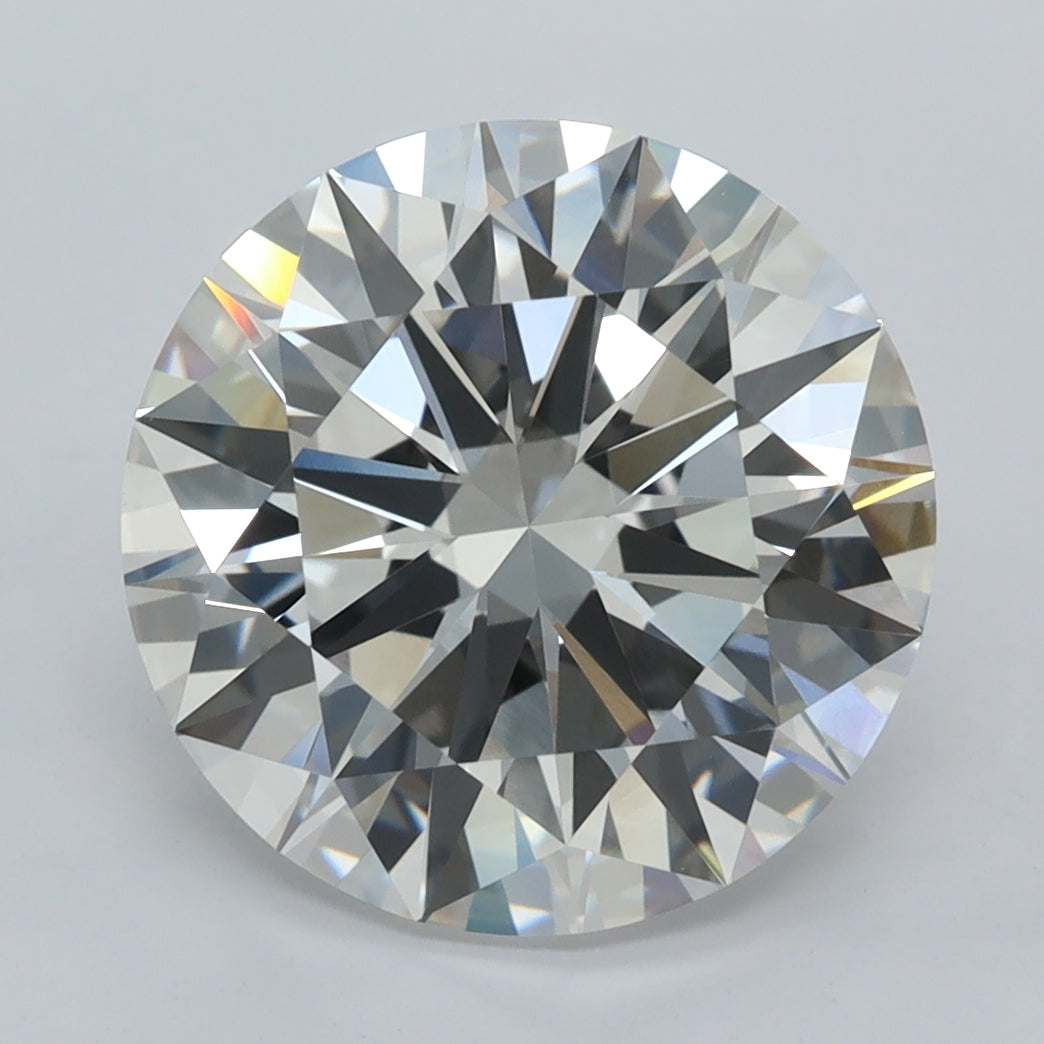 4.86 Carat Round Shaped, Excellent Cut, F Color, VVS1 Clarity, IGI Certified Lab Grown Diamond