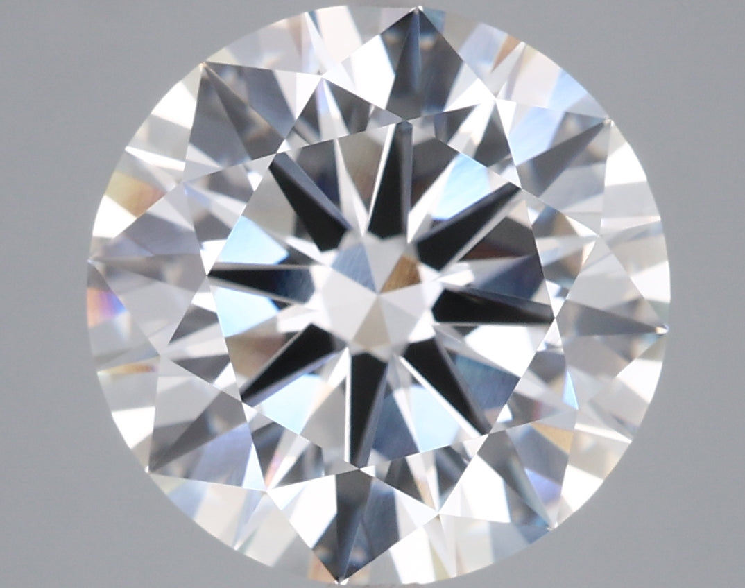 5.04 Carat Round Shaped, Ideal Cut, F Color, VVS2 Clarity, IGI Certified Lab Grown Diamond