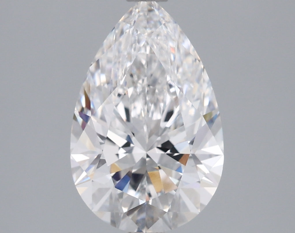 2.04 Carat Pear Shaped, Ideal Cut, D Color, VVS1 Clarity, IGI Certified Lab Grown Diamond