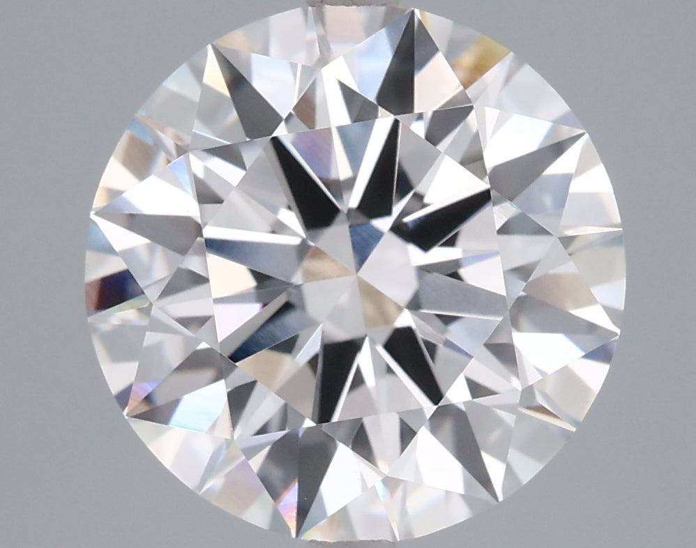 4.09 Carat Round Shaped, Ideal Cut, F Color, VVS2 Clarity, IGI Certified Lab Grown Diamond