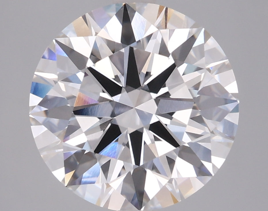 4.01 Carat Round Shaped, Ideal Cut, F Color, VVS2 Clarity, IGI Certified Lab Grown Diamond