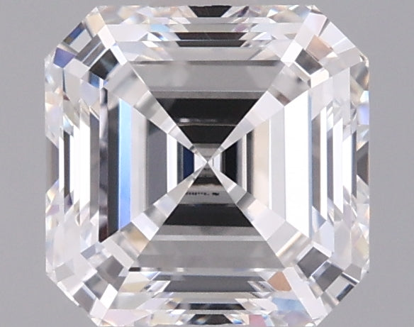 1.49 Carat Asscher Shaped, Ideal Cut, D Color, VVS1 Clarity, IGI Certified Lab Grown Diamond
