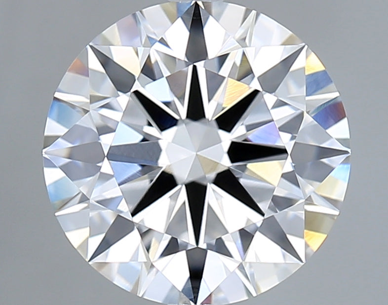 4.04 Carat Round Shaped, Ideal Cut, E Color, VVS2 Clarity, IGI Certified Lab Grown Diamond