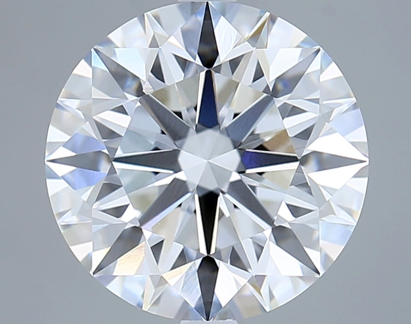 5.03 Carat Round Shaped, Ideal Cut, E Color, VVS2 Clarity, IGI Certified Lab Grown Diamond