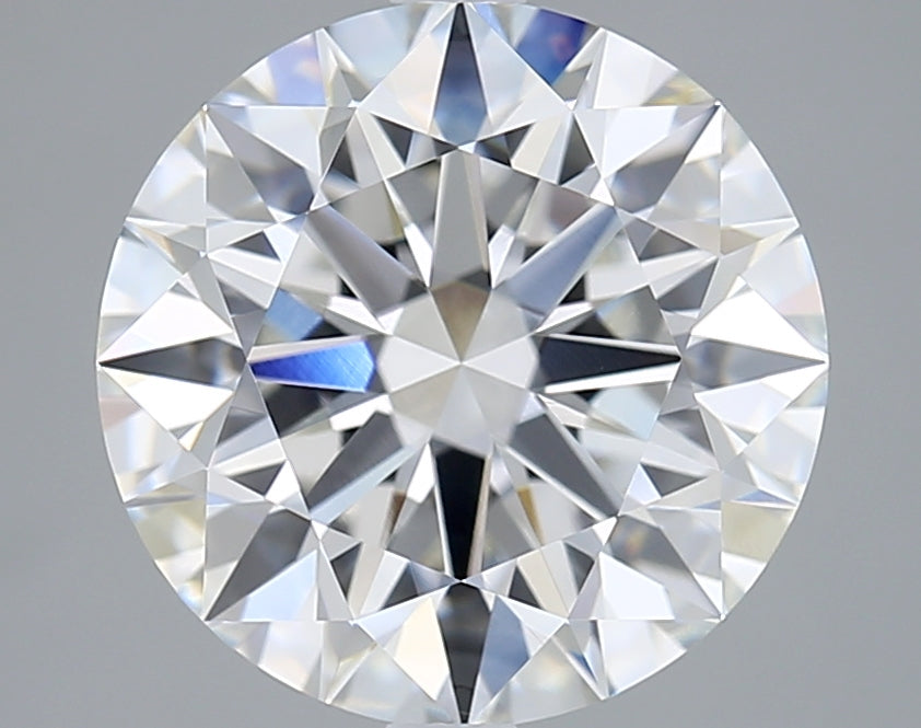 5.03 Carat Round Shaped, Ideal Cut, F Color, VVS1 Clarity, IGI Certified Lab Grown Diamond