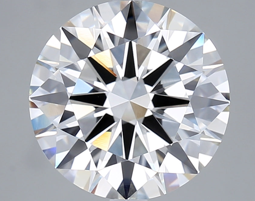 5.05 Carat Round Shaped, Excellent Cut, F Color, VVS2 Clarity, IGI Certified Lab Grown Diamond