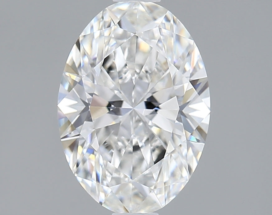 1.55 Carat Oval Shaped, Ideal Cut, E Color, FL Clarity, IGI Certified Lab Grown Diamond