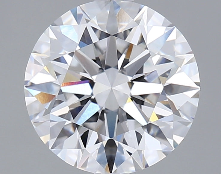 2.55 Carat Round Shaped, Ideal Cut, D Color, VVS2 Clarity, IGI Certified Lab Grown Diamond