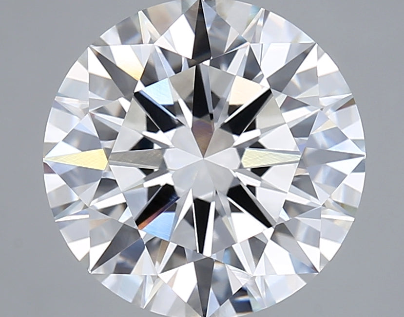 5.06 Carat Round Shaped, Ideal Cut, F Color, VVS2 Clarity, IGI Certified Lab Grown Diamond