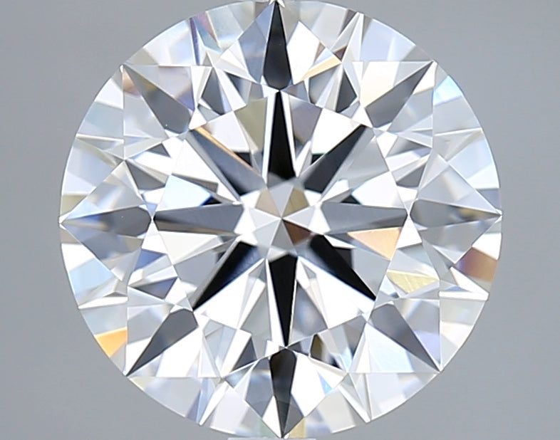 4.04 Carat Round Shaped, Ideal Cut, F Color, VVS2 Clarity, IGI Certified Lab Grown Diamond