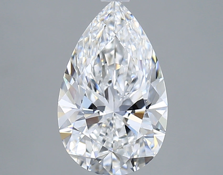 2.03 Carat Pear Shaped, Excellent Cut, E Color, VVS1 Clarity, IGI Certified Lab Grown Diamond