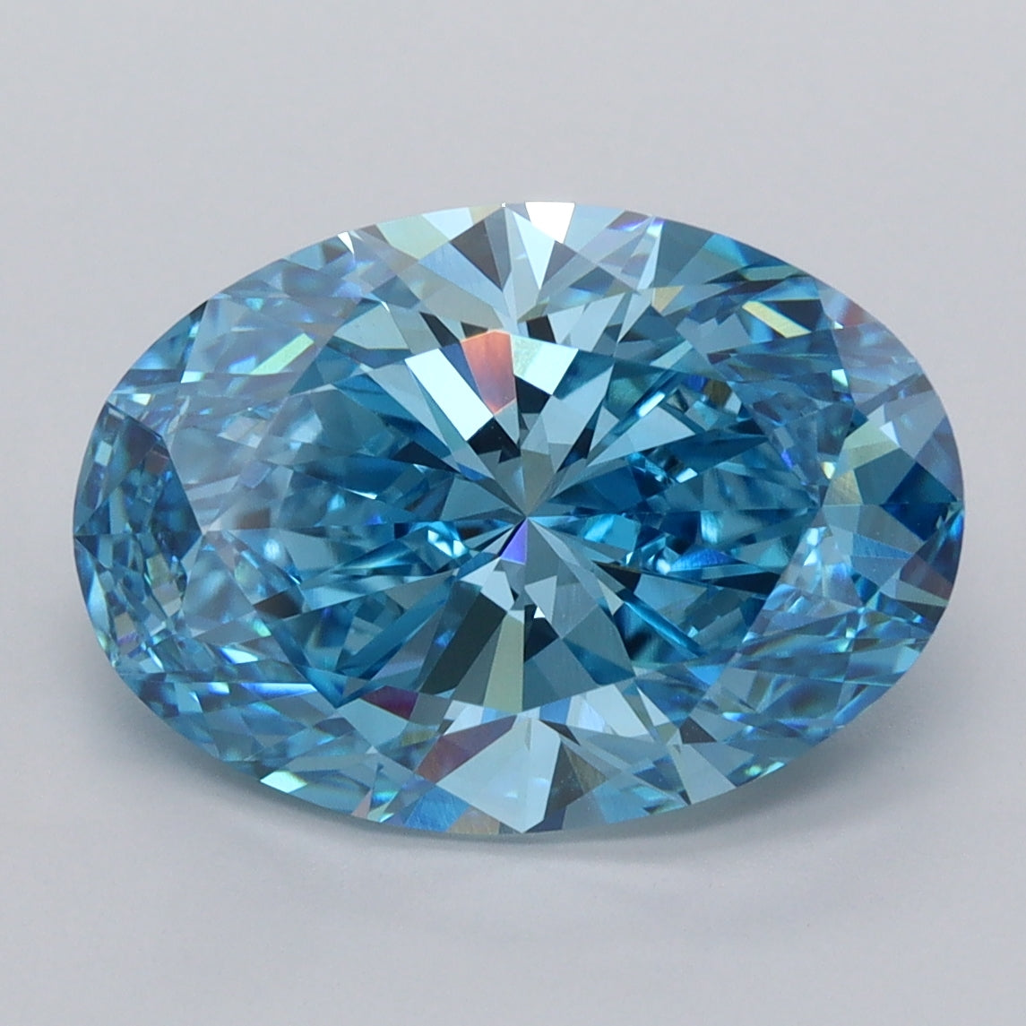 5.07 Carat Oval Shaped, Ideal Cut, VVS2 Clarity, IGI Certified Lab Grown Diamond